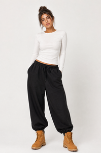 Pantalone tuta da donna balloon fit