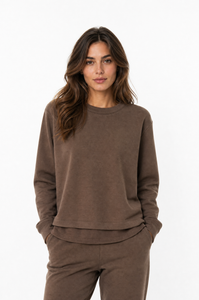 Felpa Donna Girocollo Oversize