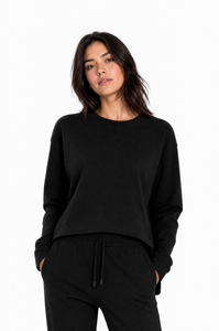 Felpa Donna Girocollo Oversize