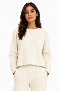 Felpa Donna Girocollo Oversize