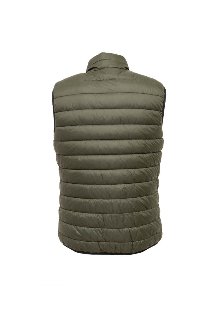 Gilet double-face nero e verde di Aeronautica Italiana