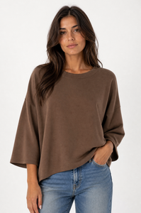 Felpa Donna Girocollo Oversize