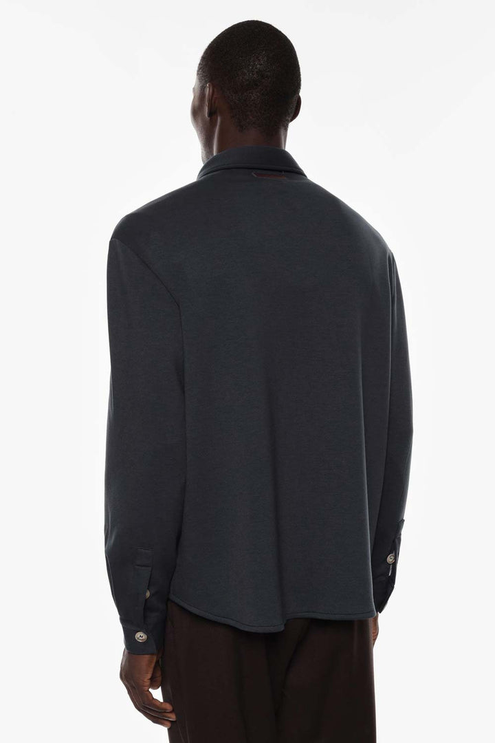 Camicione nero con tasche Imperial