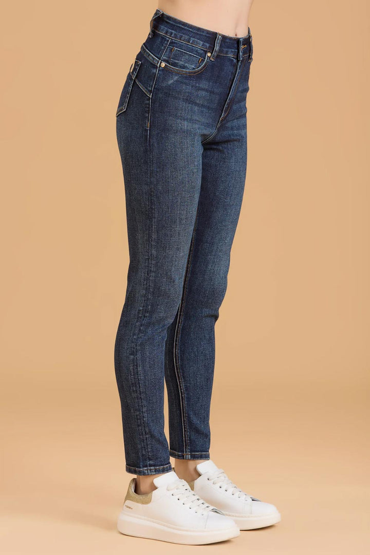 Jeans capri con spacchetti di Griffai