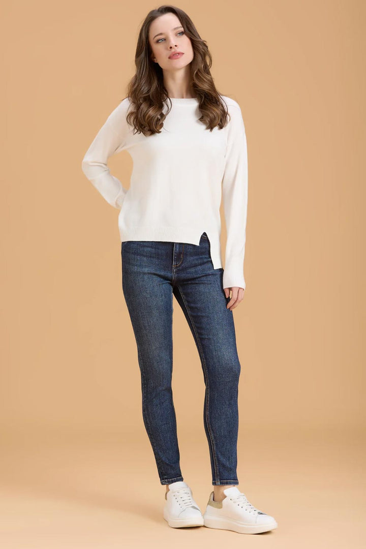 Jeans capri con spacchetti di Griffai