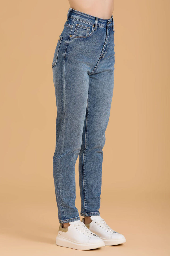 Jeans mom chiaro di Griffai