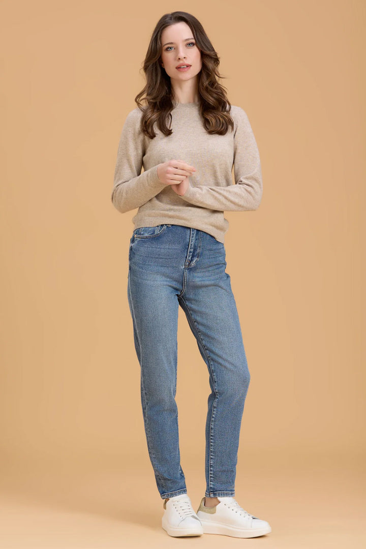 Jeans mom chiaro di Griffai