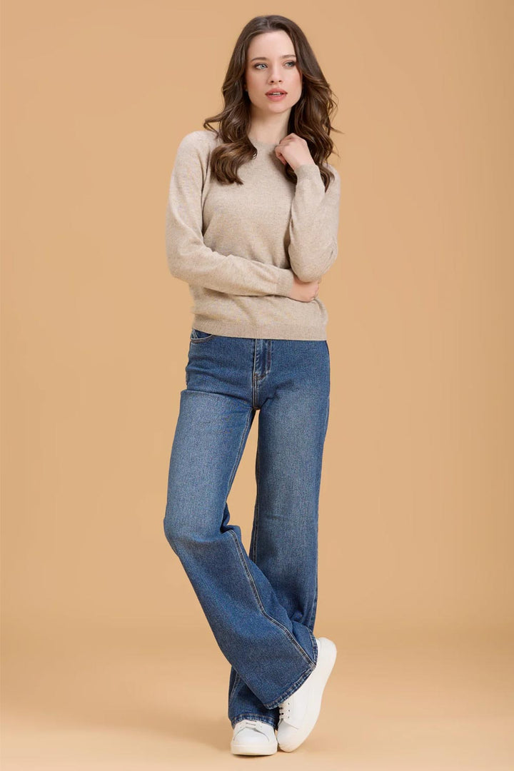 Jeans wide blu di Griffai