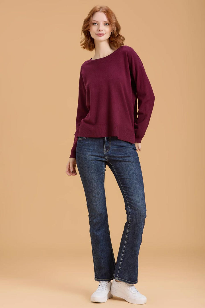 Jeans a zampa scuro di Griffai