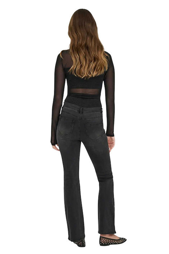 Body nero con inserti trasparenti Only