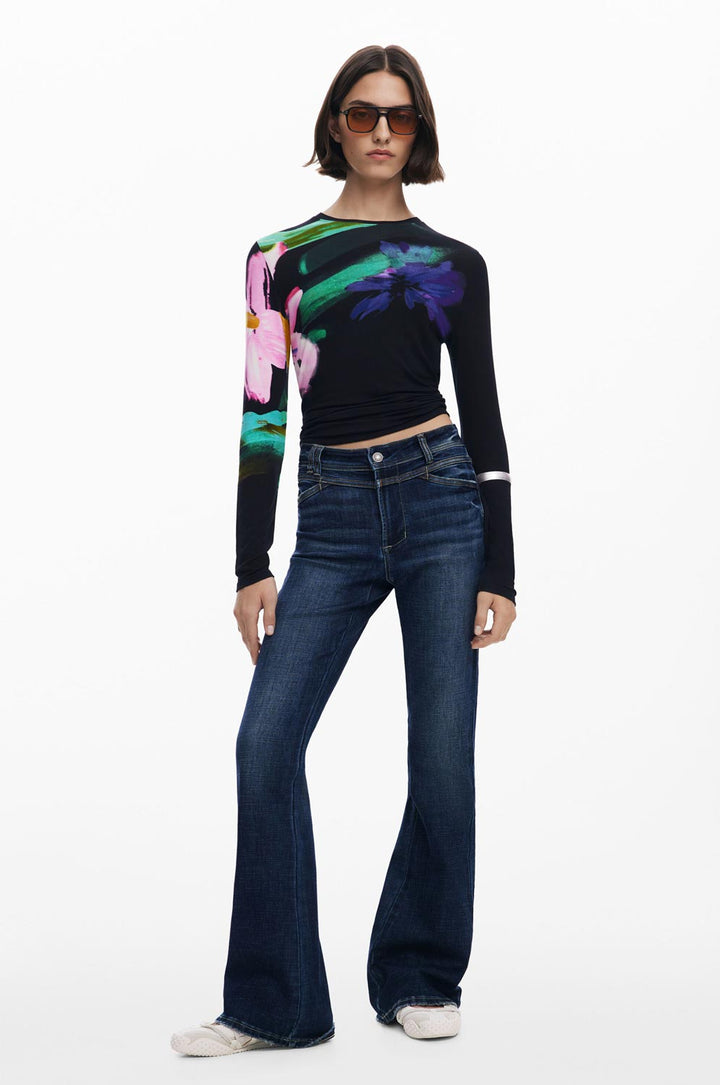 Jeans bootcut scuri "Flairy" Desigual