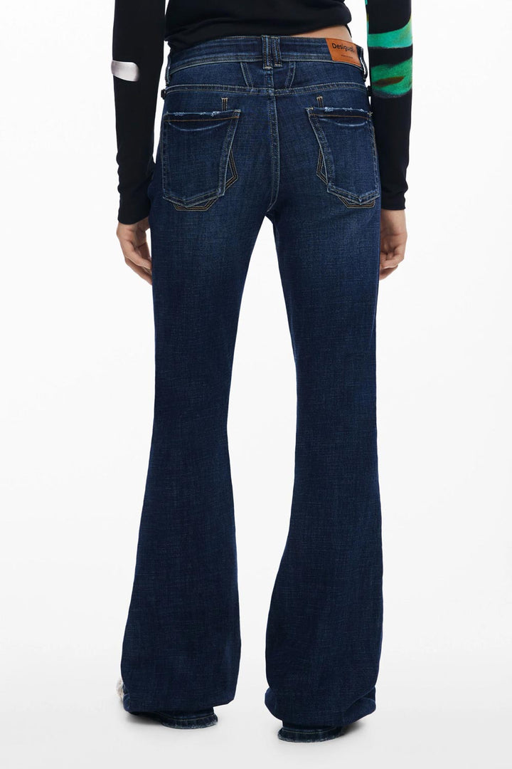 Jeans bootcut scuri "Flairy" Desigual