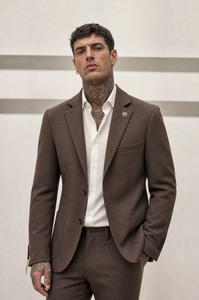 Giacca da uomo sartoriale marrone