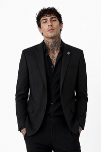 Giacca da uomo sartoriale nera