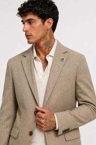 Giacca da uomo beige