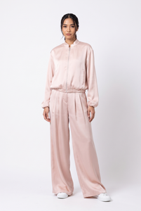 Bomber in satin