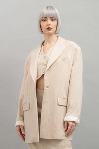 Blazer donna over Glam Stripe