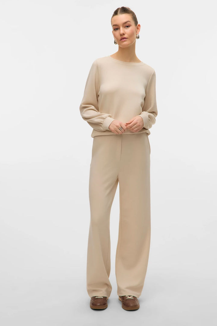 Pantalone della tuta beige Vero Moda