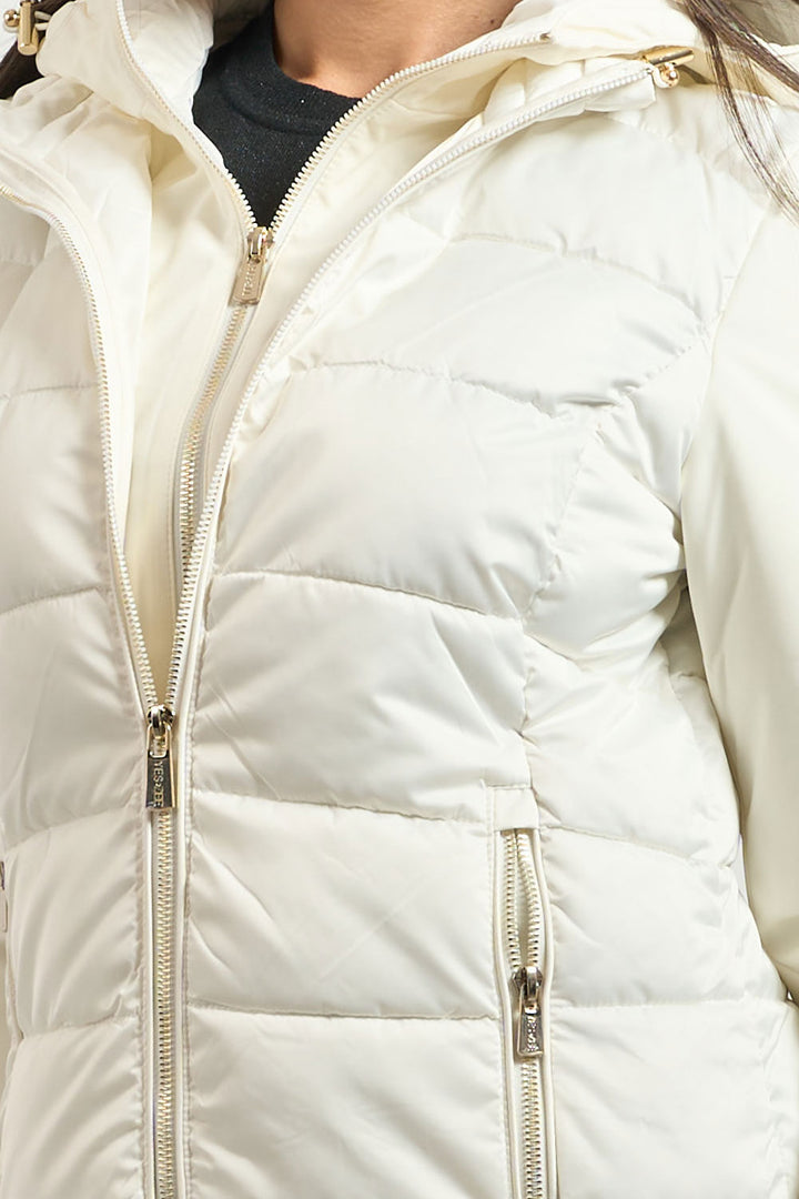 Giubbino corto avorio Yes Zee