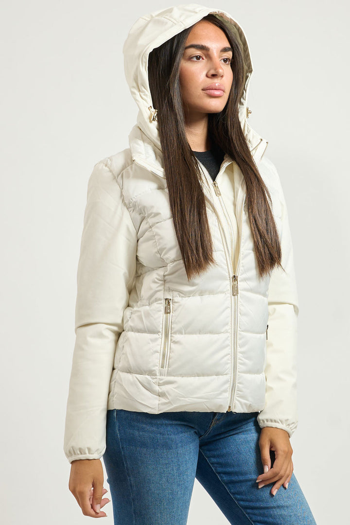 Giubbino corto avorio Yes Zee