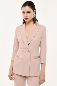 Blazer doppiopetto donna rosa