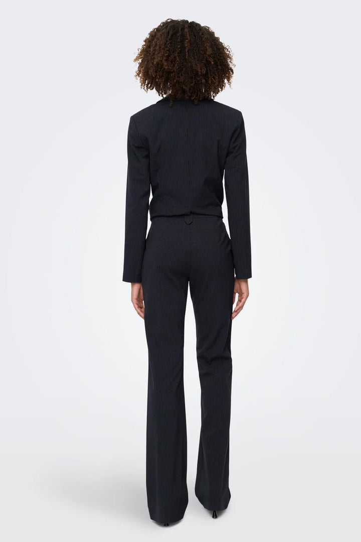 Pantalone blu gessato di Only