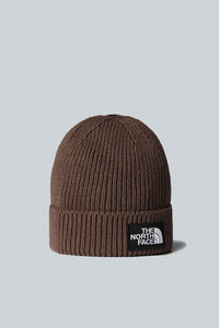 Beanie marrone a coste di The North Face