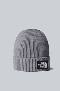 Beanie grigio a coste di The North Face