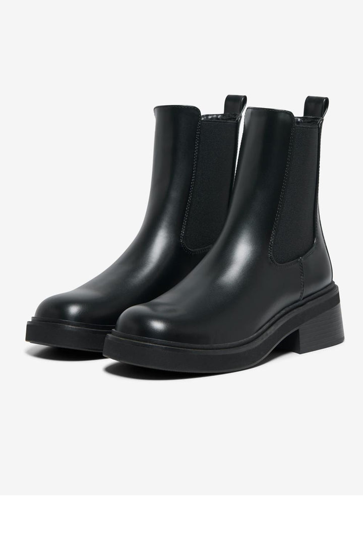 Stivaletti neri chelsea alla caviglia