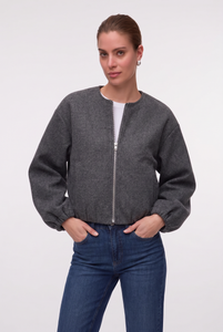 Bomber Donna con Zip e Tasche