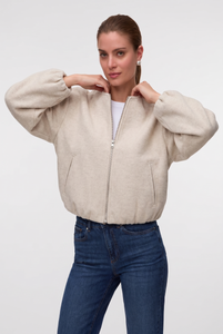 Bomber Donna con Zip e Tasche