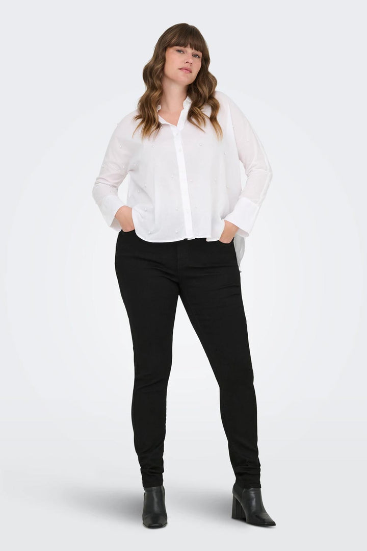 Jeans skinny neri curvy di Only Carmakoma