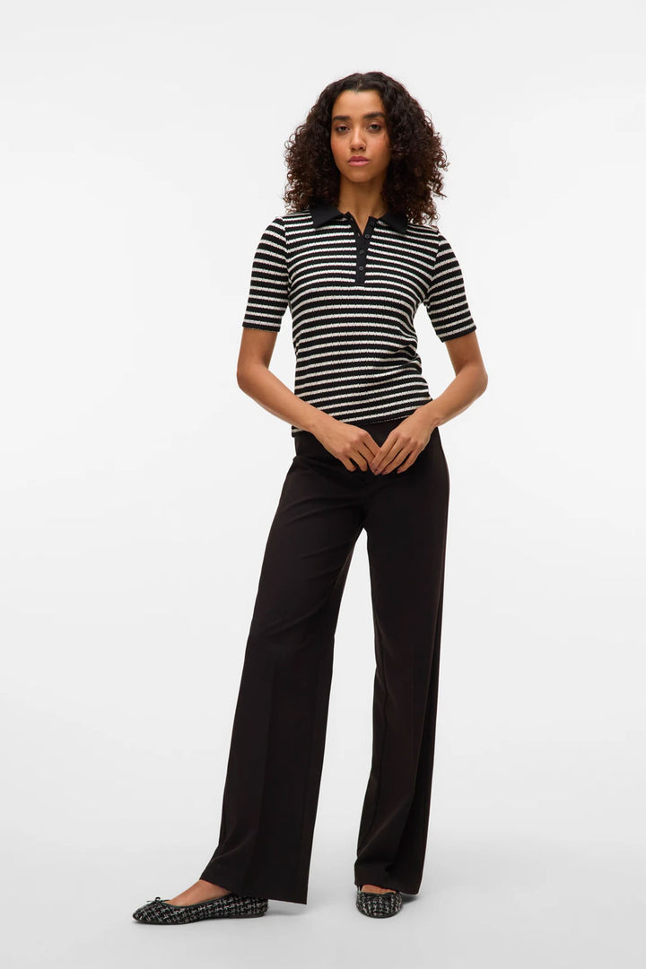 Pantalone sartoriale nero straight fit di Vero Moda