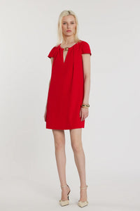 Abito corto rosso Stephane
