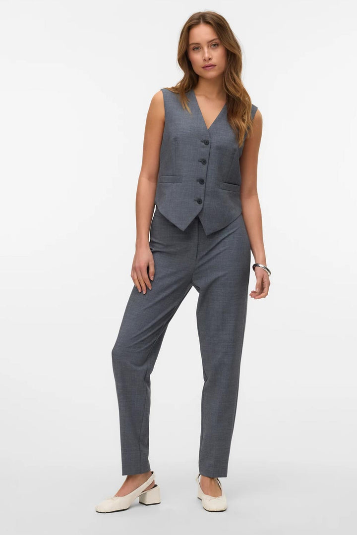 Pantalone grigio slim fit da donna di Vero Moda