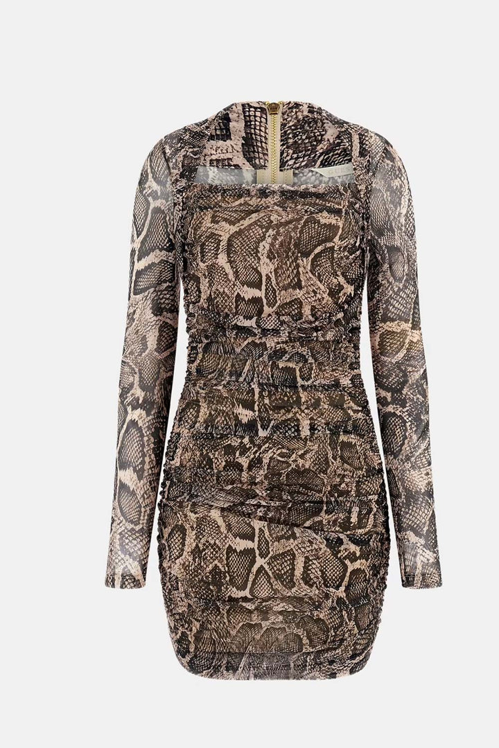 Abito in mesh pitonato Guess