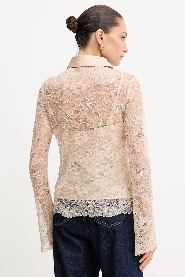 Camicia in pizzo trasparente Guess