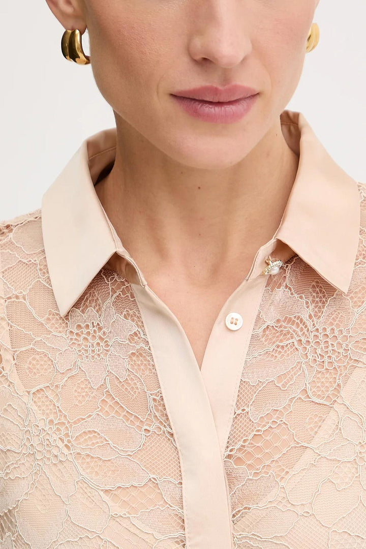 Camicia in pizzo trasparente Guess