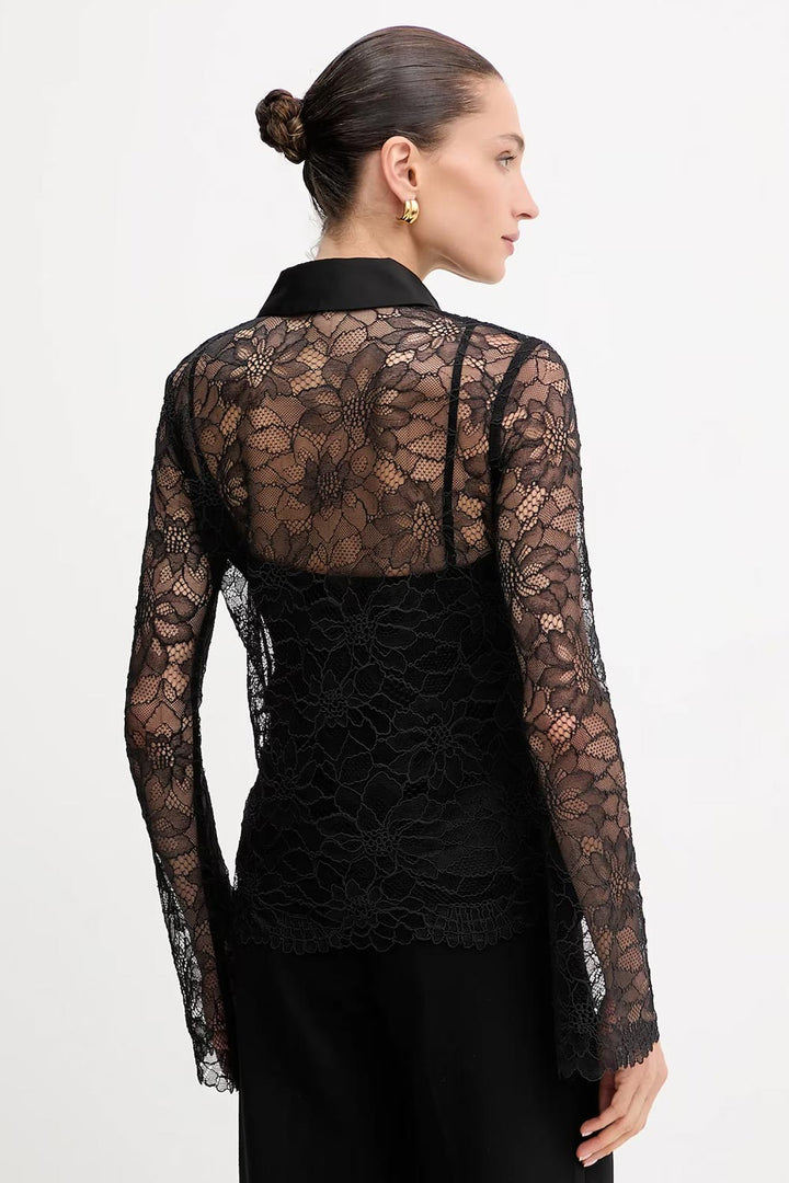 Camicia in pizzo trasparente Guess