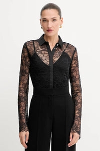 Camicia in pizzo trasparente Guess