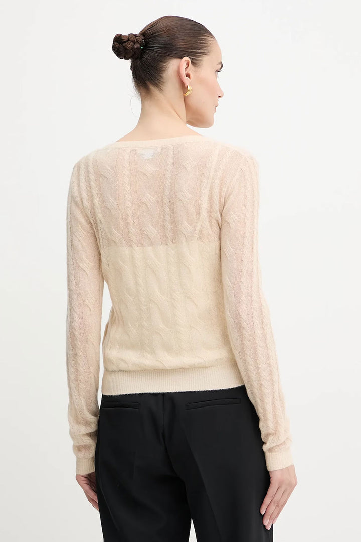 Pullover sottile a coste Guess