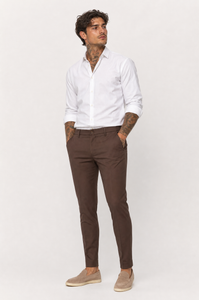 Pantalone da uomo Slim Fit Moro